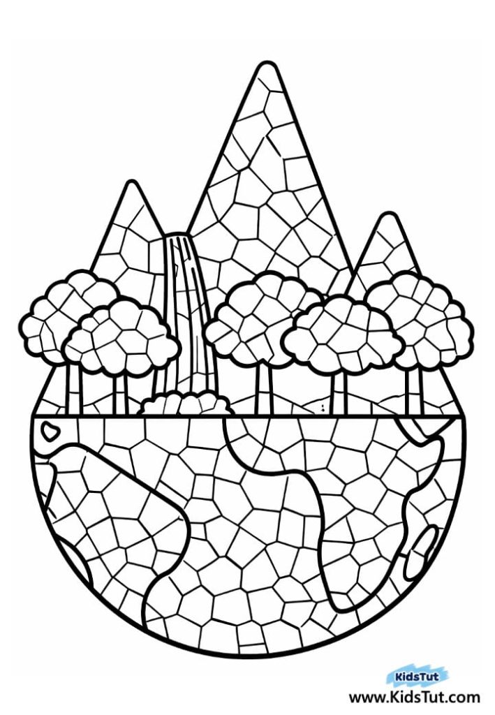 Easy and Fun Earth Day Coloring Pages for Kids
