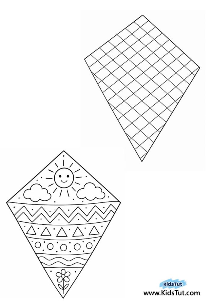 Easy DIY Colorful Paper Kite Craft for Kids - KidsTut