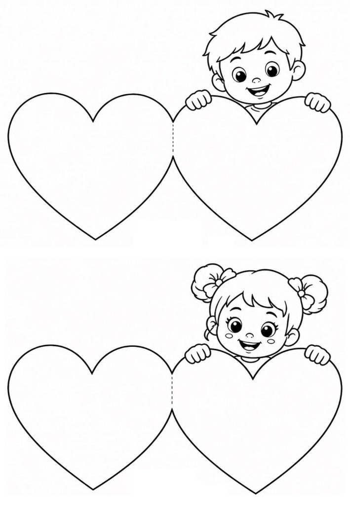 Mother’s Day Crafts for Kids with Heart Cards