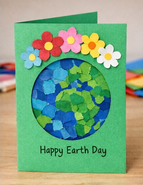 Earth Day Kids Crafts: Creative Greeting Cards