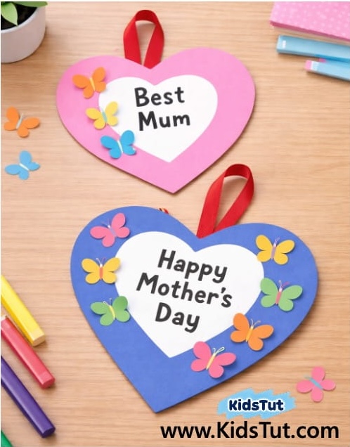 Easy DIY Mother’s Day Heart Craft for Kids