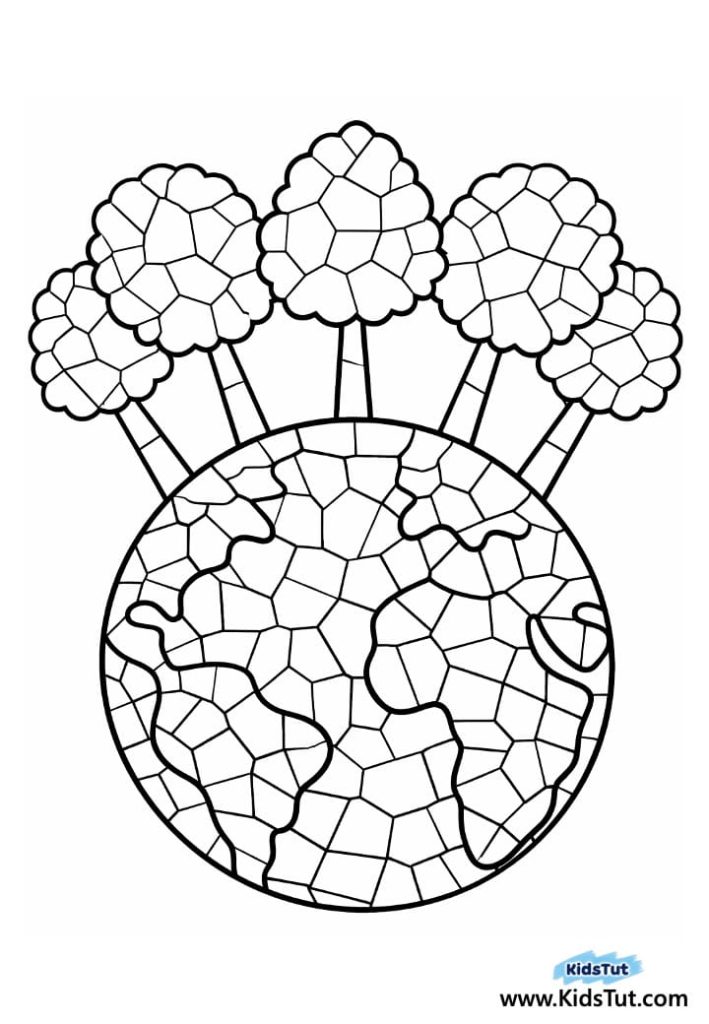 Easy and Fun Earth Day Coloring Pages for Kids