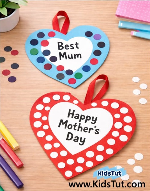 Easy DIY Mother’s Day Heart Craft for Kids