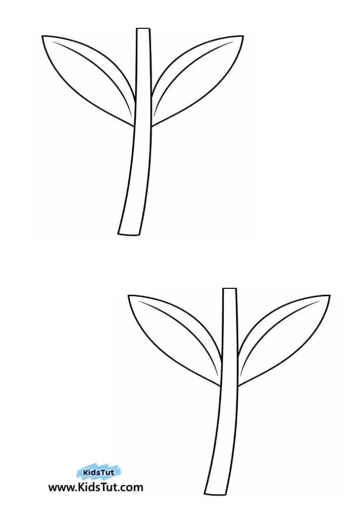 Easy colorful Torn Paper Tulip Craft for Kids