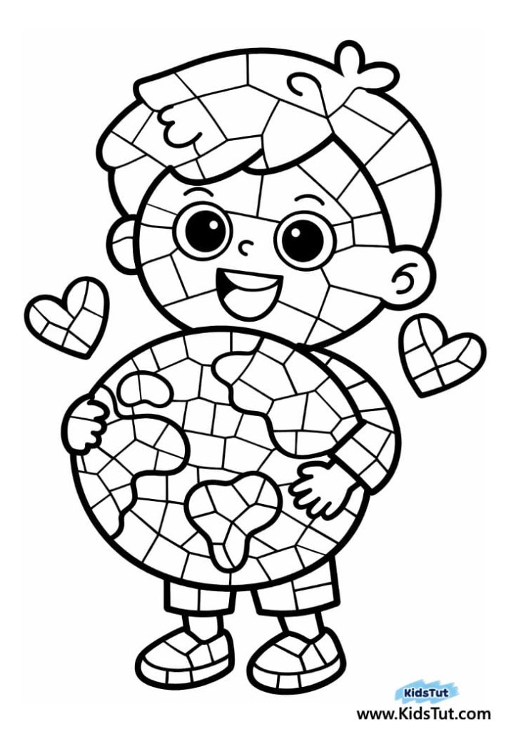 Easy and Fun Earth Day Coloring Pages for Kids